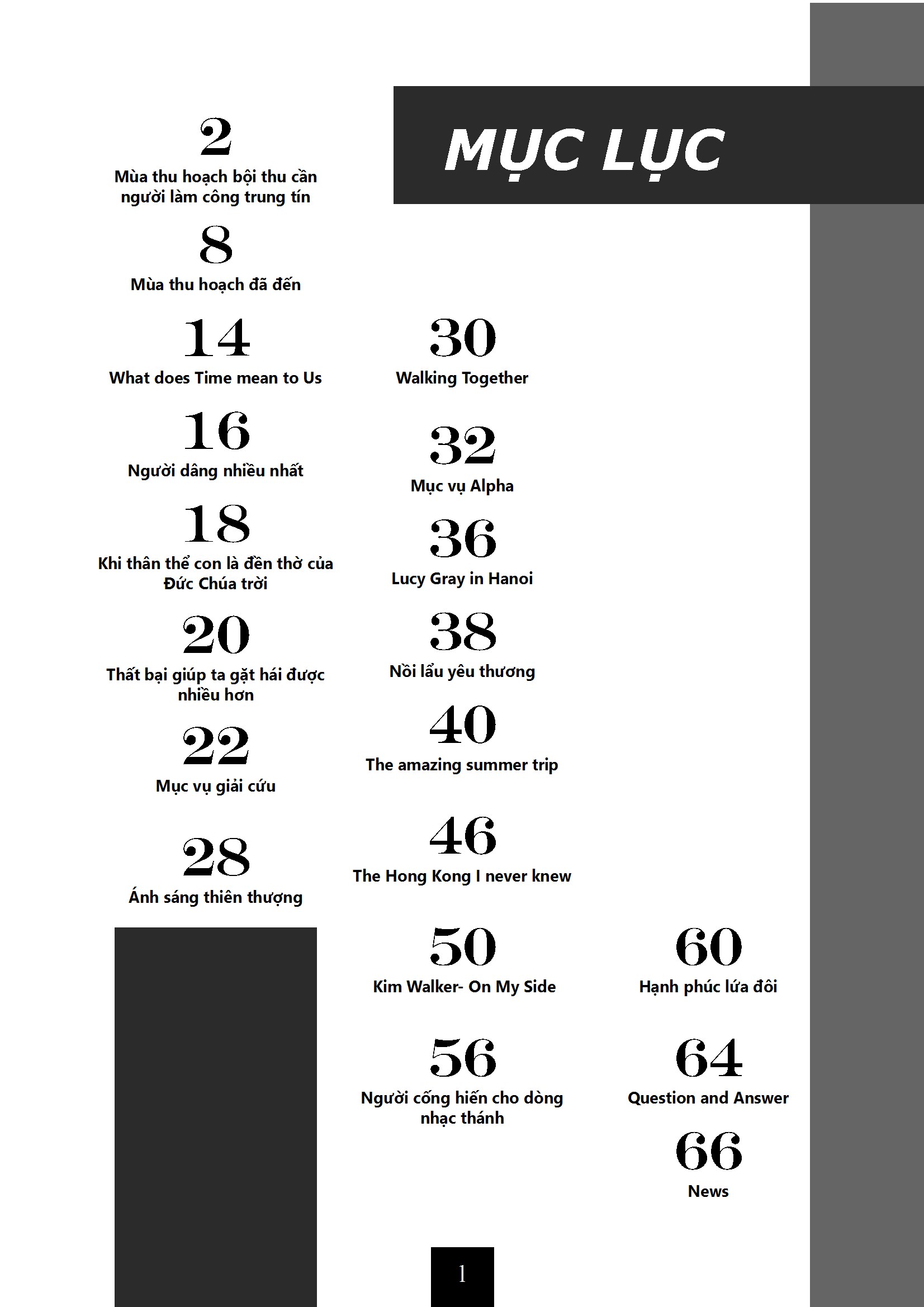 CTTL Nguyệt San Số 9 - The Harvest