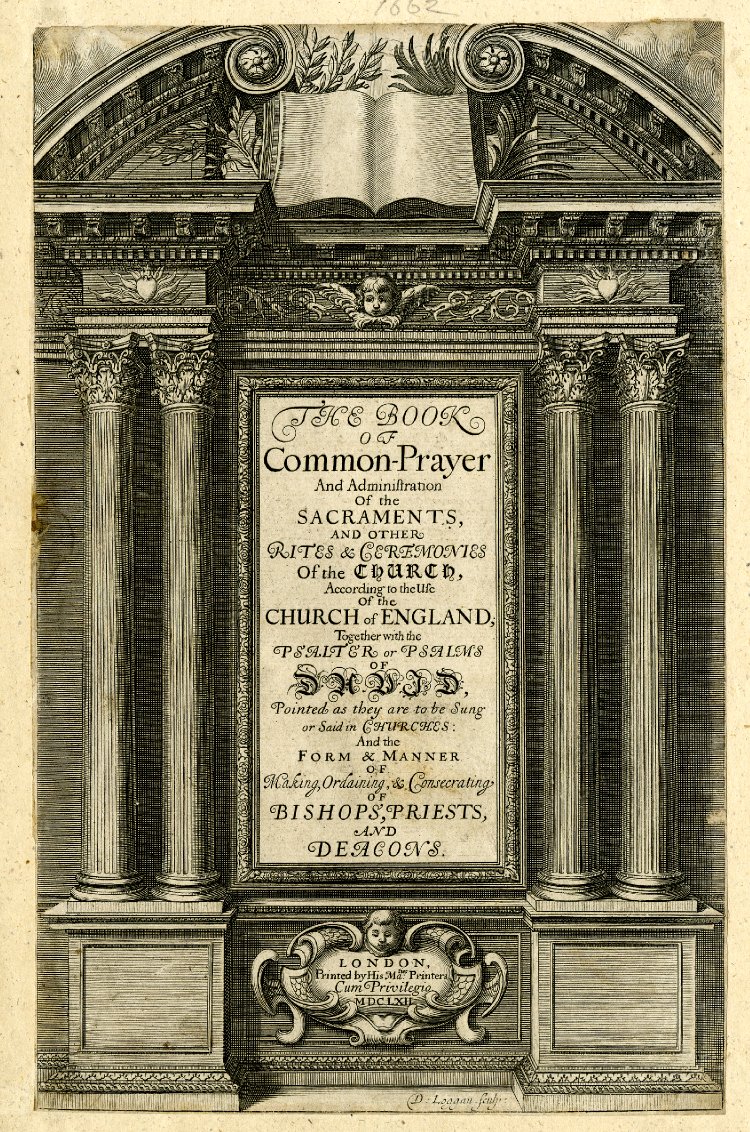 Title Page of the Book of Common Prayer 1662